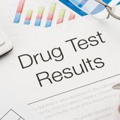 Drug test results file